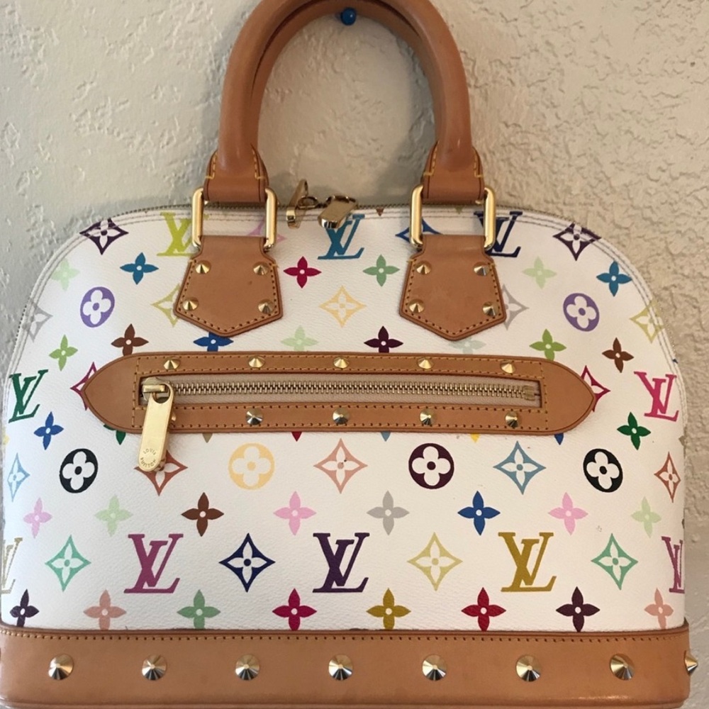 Louis Vuitton White Multicolor PM